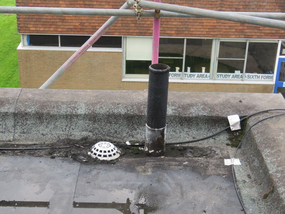 Daklekkage in Aarle-Rixtel